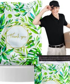 Kurierfolienumschläge 255 x 370 mm Design mit „Dankeschön“ RC131, 50 Stück, mehrfarbig