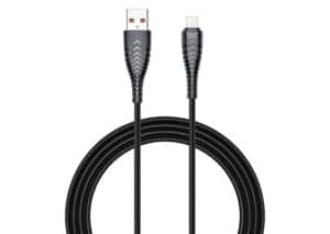 VEGER USB-A-auf-Lightning-Kabel V105 2,4A, 1,2 m, Schwarz