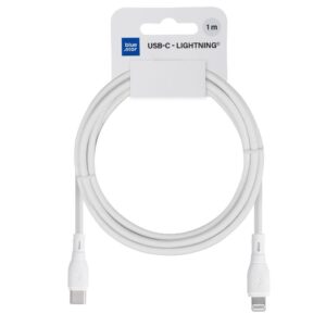 USB-C-auf-Lightning-Kabel Blue Star 2,4A 27W ECO 1 m PJ72-18-3 weiß