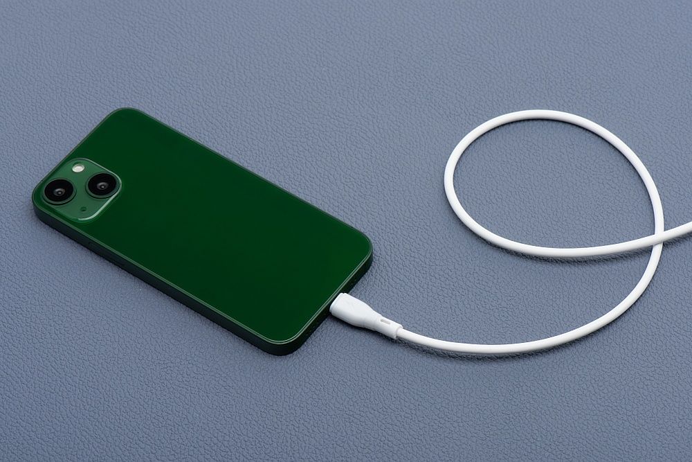 USB-A-zu-Lightning-Kabel Blue Star 2,4A ECO 1 m PJ68-24-2.4 weiß – Bild 3