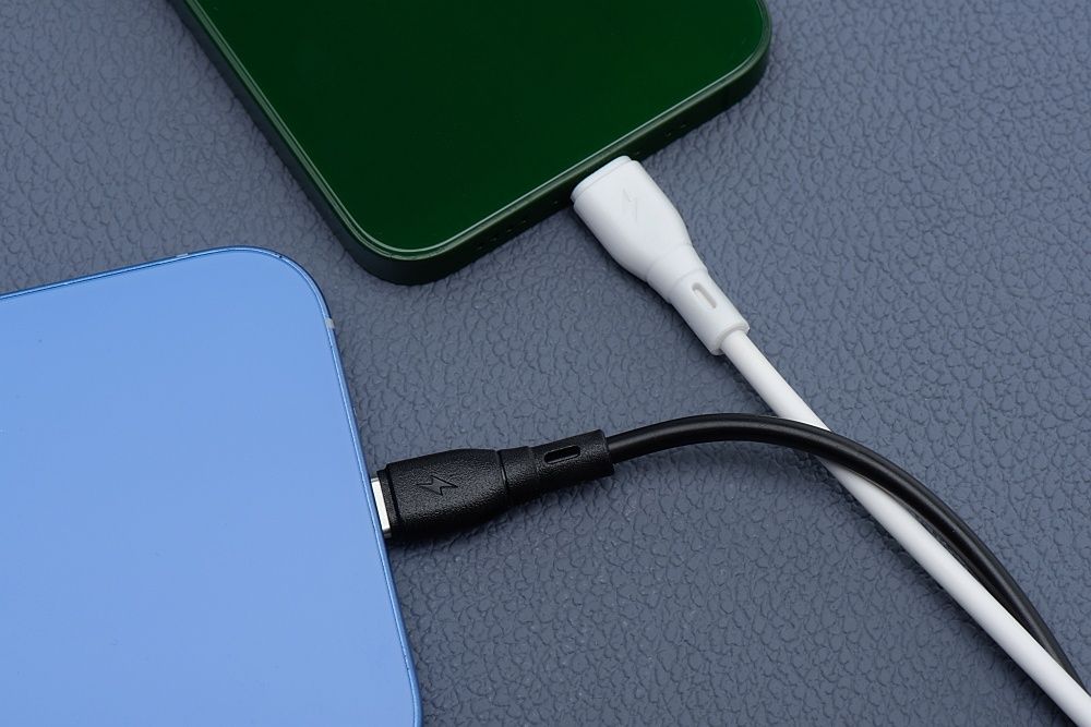 USB-A-zu-Lightning-Kabel Blue Star 2,4A ECO 1 m PJ68-24-2.4 weiß – Bild 5