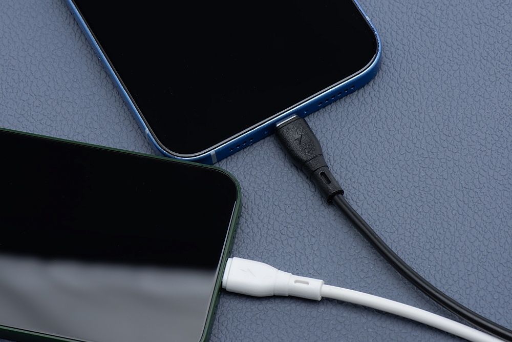 USB-A-zu-Lightning-Kabel Blue Star 2,4A ECO 1 m PJ68-24-2.4 weiß – Bild 6