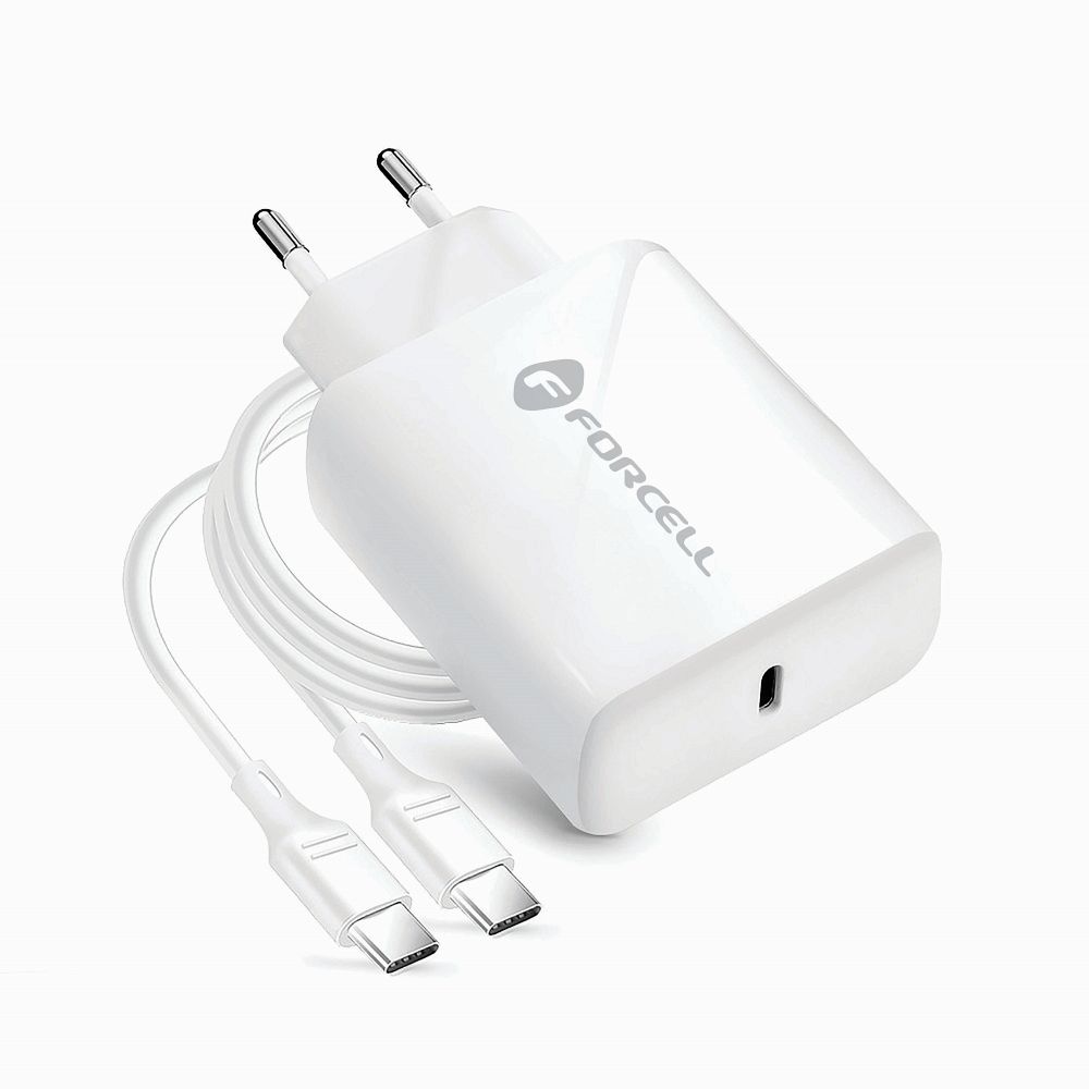 NETZ – Forcell Ladegerät mit USB Typ-C Kabel – 3A 25W Anschluss mit PD und Quick Charge 4.0 Ladefunktion – Bild 8