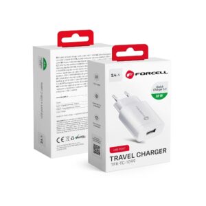 NETZ – Ladegerät FORCELL 2A mit USB-Stecker und Quick Charge 3.0 Funktion
