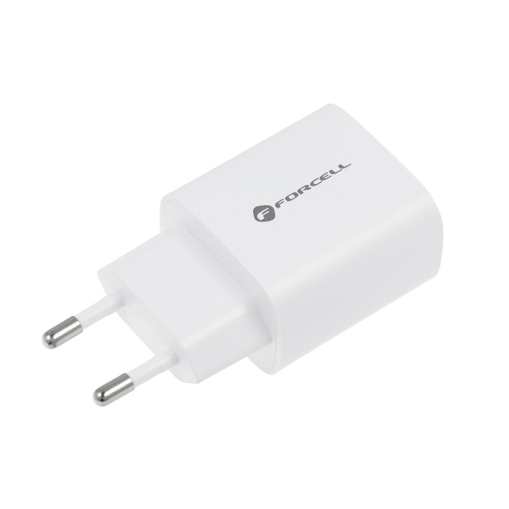 Forcell Netzladegerät – 3A 30W mit zwei Anschlüssen: USB Typ C und USB A mit PD und QC 4.0 Schnellladung – Bild 7