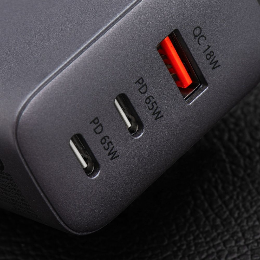 Forcell F-Energy GaN-Netzladegerät – 65W mit 2x USB-C und 1x USB-A Anschlüssen, PD und QC 4.0 Unterstützung – Bild 9