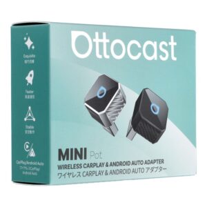 Kabelloser Autoadapter OTTOCAST Mini Cube T3 Schwarz