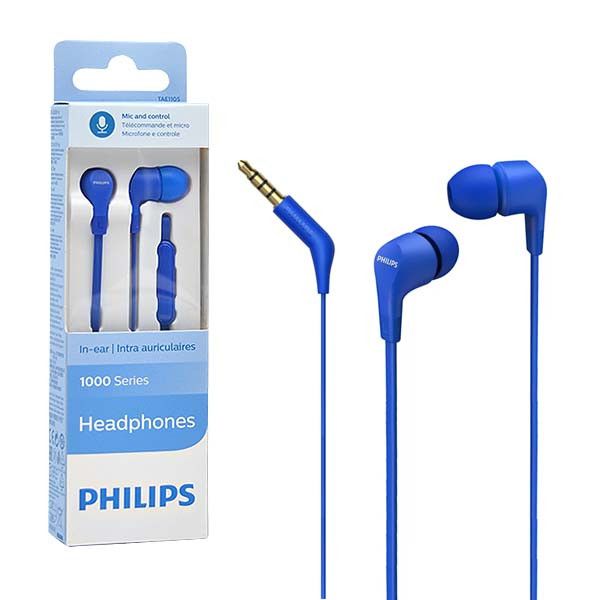 Kabelgebundene Ohrhörer mit 3,5-mm-Klinke Philips TTAE1105BL Blau – Bild 6