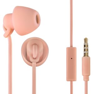 THOMSON In-Ear-Kopfhörer mit 3,5 mm Klinkenstecker und Mikrofon EAR3008 zartrosa