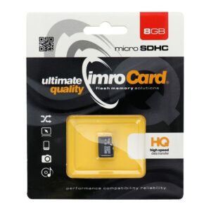 SPEICHERKARTE IMRO microSD 8GB ohne Adapter SD
