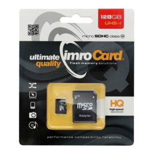 IMRO microSD Speicherkarte 128GB mit SD-Adapter Klasse 10 UHS