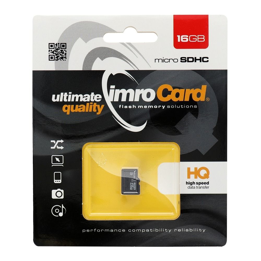 IMRO microSD Speicherkarte 16GB Klasse 10 UHS ohne SD-Adapter