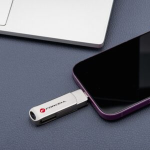FORCELL F-DATA USB-Stick Metall 32GB USB 3.2 Gen 1 (USB A) Silber
