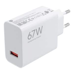 Original Xiaomi Wandladegerät MDY-12-EH (nur Kopf) Schnellladegerät 67W weiß, Bulk