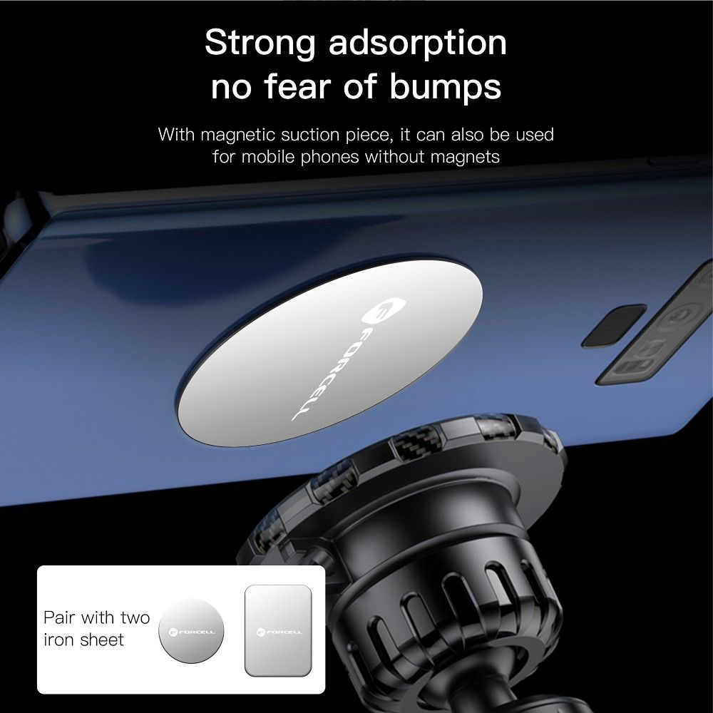 FORCELL F-Grip MagElite Auto-Kühlergrill-Halter magnetisch schwarz – Bild 9