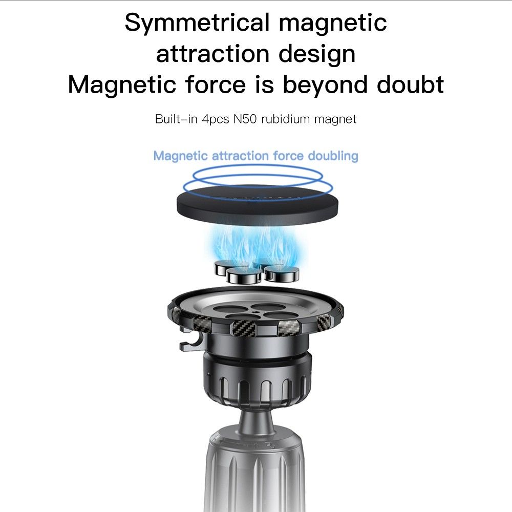 FORCELL F-Grip MagElite Auto-Kühlergrill-Halter magnetisch schwarz – Bild 14