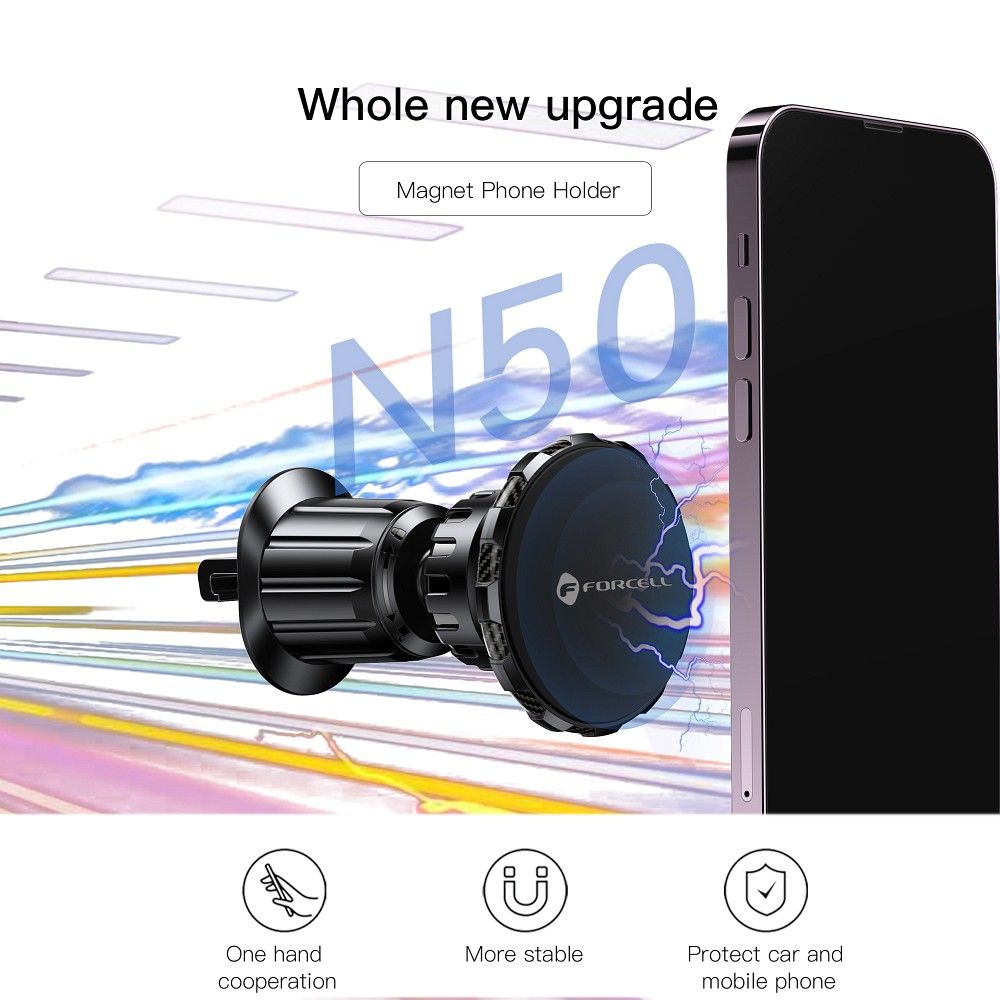 FORCELL F-Grip MagElite Auto-Kühlergrill-Halter magnetisch schwarz – Bild 15