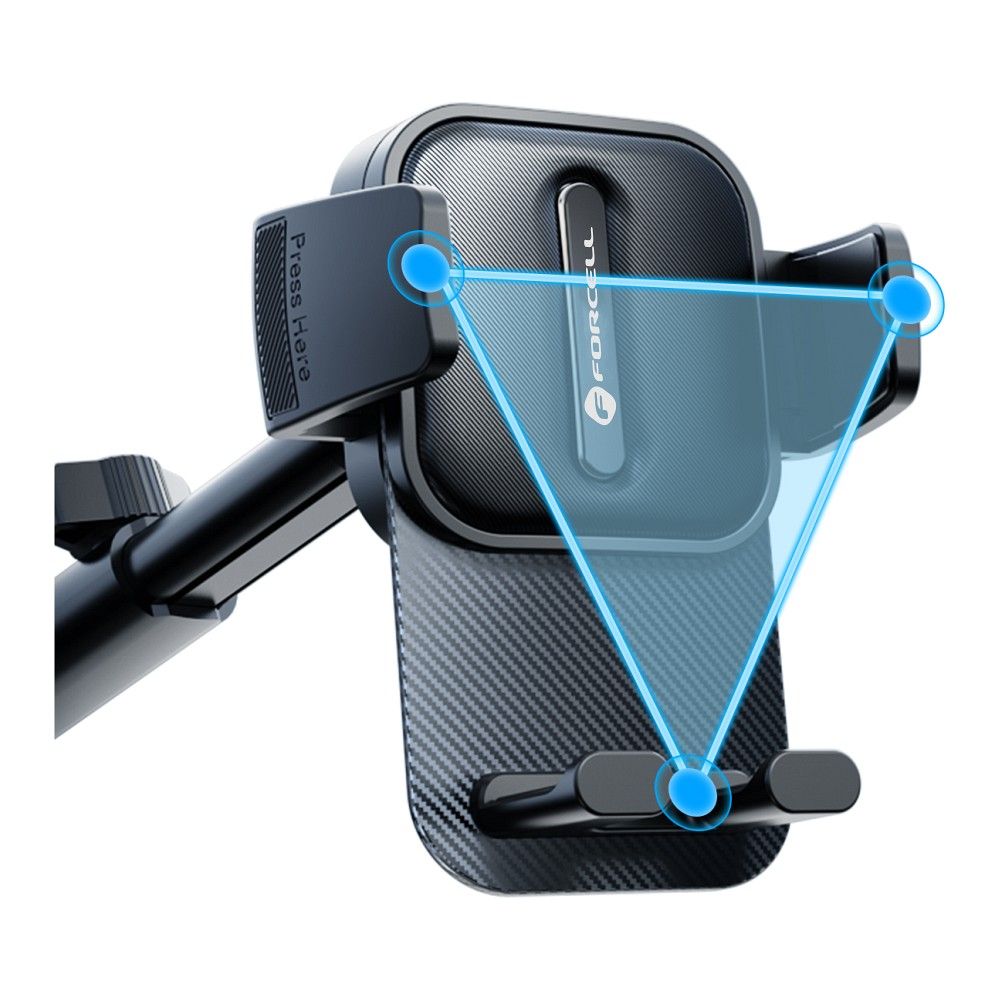 FORCELL F-Grip Guardian Autohalterung für Windschutzscheibe/Bord schwarz – Bild 5