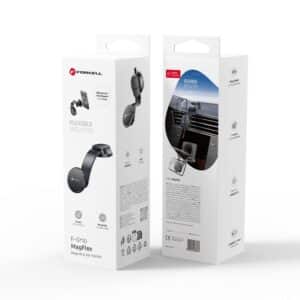 FORCELL F-Grip MagFlex Autohalterung für Windschutzscheibe/Dashboard/Gitter, kompatibel mit MagSafe, schwarz