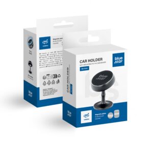 BLUE STAR magnetischer Autohalter MID STICK für Tafel / Schreibtisch, schwarz