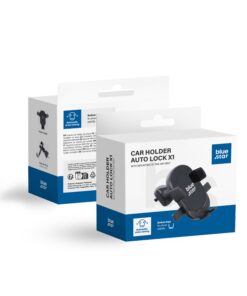 BLUE STAR AUTO LOCK X1 Autohalter für Kühlergrill, schwarz