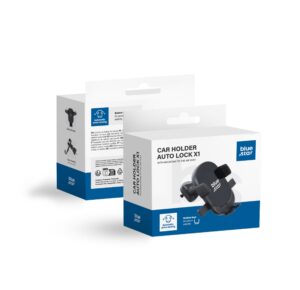 BLUE STAR AUTO LOCK X1 Autohalter für Kühlergrill, schwarz