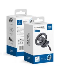 BLUE STAR Magnetischer Autohalter SMART LOCK X1 für Kühlergrill, kompatibel mit MagSafe, schwarz