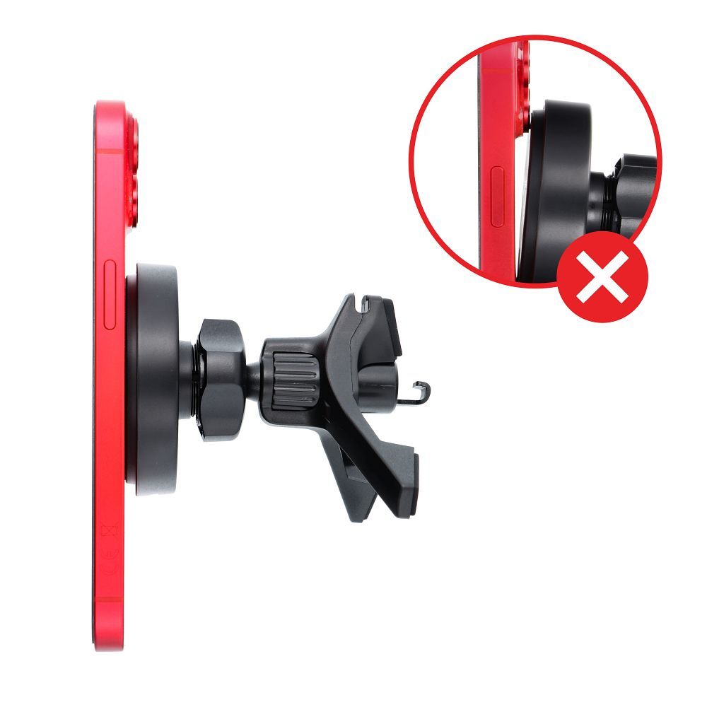 FORCELL F-GRIP Rapid Charge Autohalterung mit Qi2 induktivem Laden 15W, kompatibel mit MagSafe, Grau – Bild 7