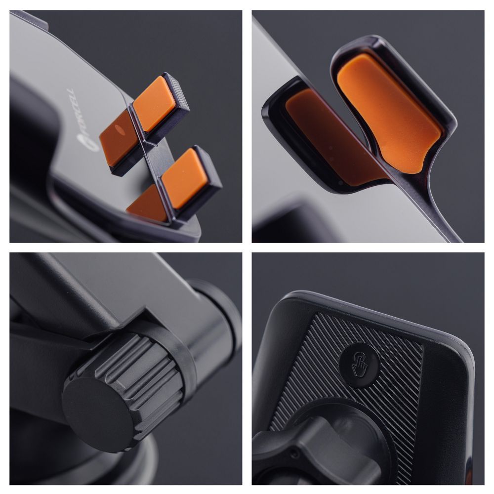 Kabellose Handyhalterung fürs Auto Forcell F-Grip HS6 15W für Frontscheibe / Lüftung schwarz – Bild 10