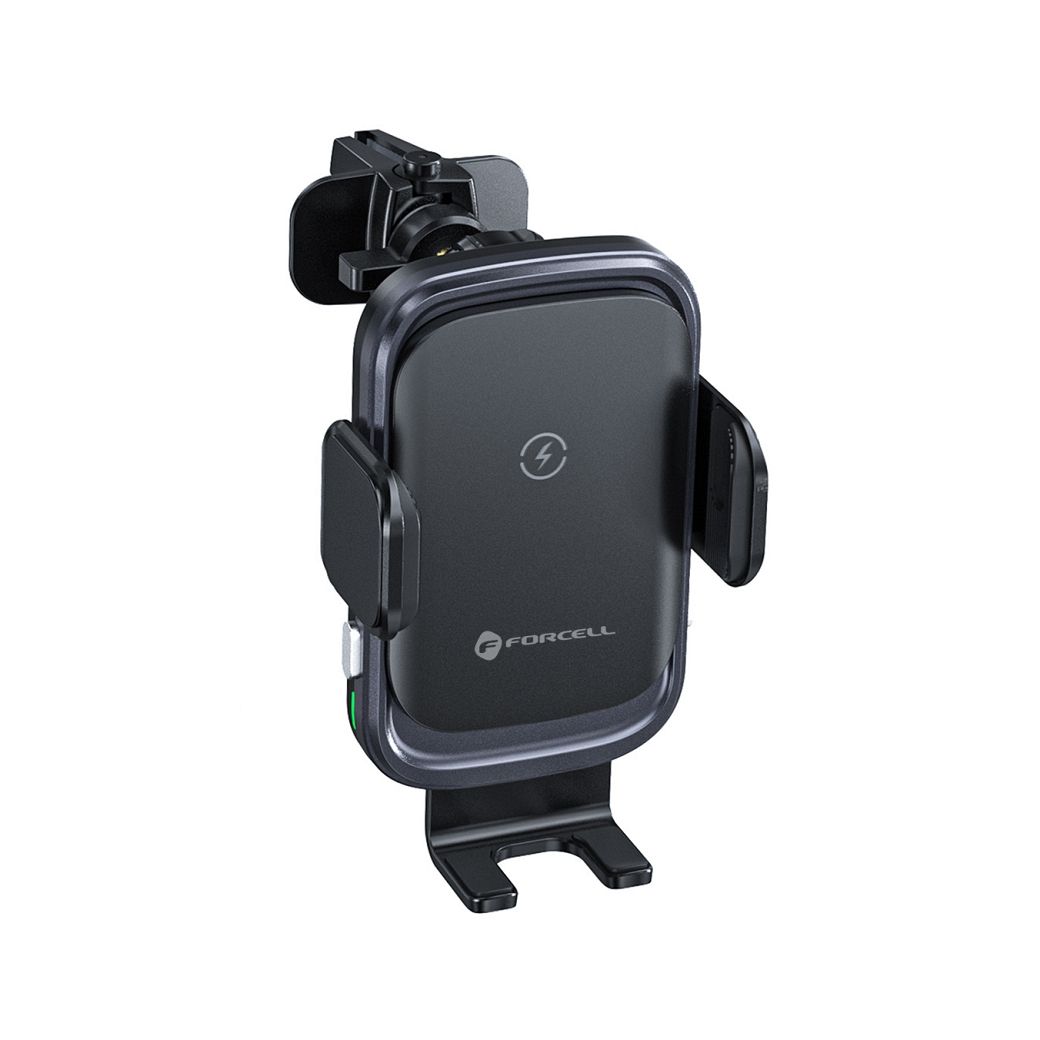 Kabellose Auto-Handyhalterung Forcell F-Grip Grand F-24 15W Lüftungsgitter, Silber – Bild 7