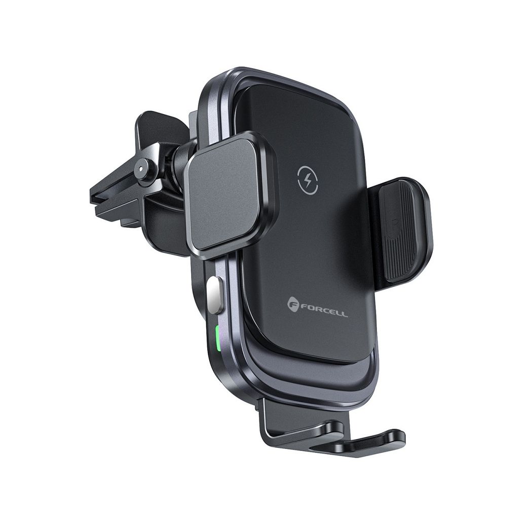 Kabellose Auto-Handyhalterung Forcell F-Grip Grand F-24 15W Lüftungsgitter, Silber – Bild 8