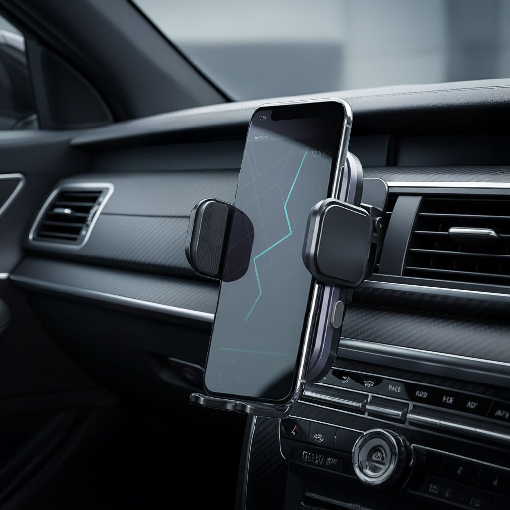 Kabellose Auto-Handyhalterung Forcell F-Grip Grand F-24 15W Lüftungsgitter, Silber – Bild 15