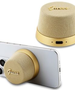 Bluetooth-Lautsprecher Guess Magnetic Script Metall GUWSC3ALSMD Gold