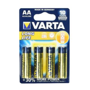 ALKALINE-BATTERIEN VARTA R6 (AA) 4 Stück Longlife
