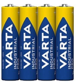VARTA Alkalibatterie R3 (AAA) Industrial Pro, 4 Stück