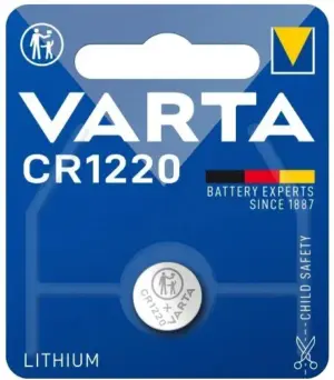 VARTA Lithium-Knopfzelle CR1220 3V, 1 Stück