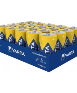 VARTA Alkaline Batterie R14 (Typ C) Industrial Pro, 20 Stück