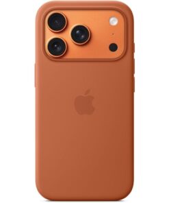 iPhone 17 Pro Silikonhülle mit MagSafe – Terrakotta