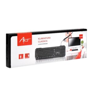 Tastatur QWERTY Classic AK-46U USB schwarz