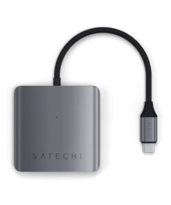 SATECHI Adapter HUB 4in1 Type C ST-H4CPDM Space Grau