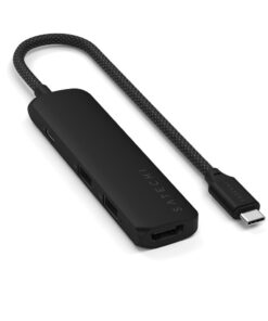 SATECHI Adapter HUB 4in1 Type C ST-P4SK Schwarz