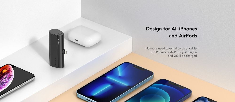 VEGER Powerbank 5.000 mAh mit integriertem Lightning PD QC3.0 3A 20W PlugOn (W0556P) schwarz – Bild 15