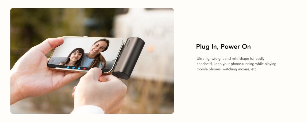 VEGER Powerbank 5.000 mAh mit integriertem Lightning PD QC3.0 3A 20W PlugOn (W0556P) schwarz – Bild 16