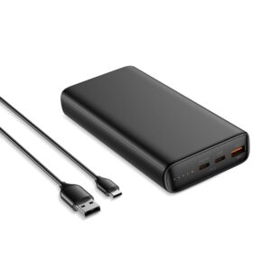VEGER Powerbank 20.000 mAh PD QC3.0 5A 100W T100 (W2032C-100) Schwarz