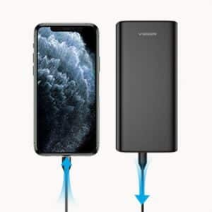 VEGER Powerbank 20.000 mAh PD QC3.0 5A 100W T100 (W2032C-100) Schwarz – Bild 3