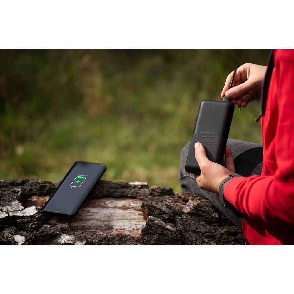 FORCELL F-ENERGY S20k1 Powerbank 2,4A 20.000 mAh schwarz – Bild 13