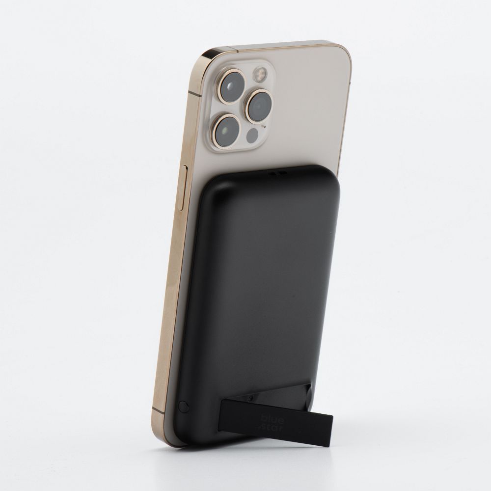 Powerbank kompatibel mit MagSafe Blue Star 5000 mAh 2A 5W W0553 Schwarz – Bild 12