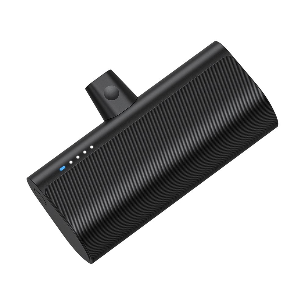 Powerbank Blue Star 5000 mAh mit integriertem Lightning-Anschluss 2,1A W0556P Schwarz – Bild 5