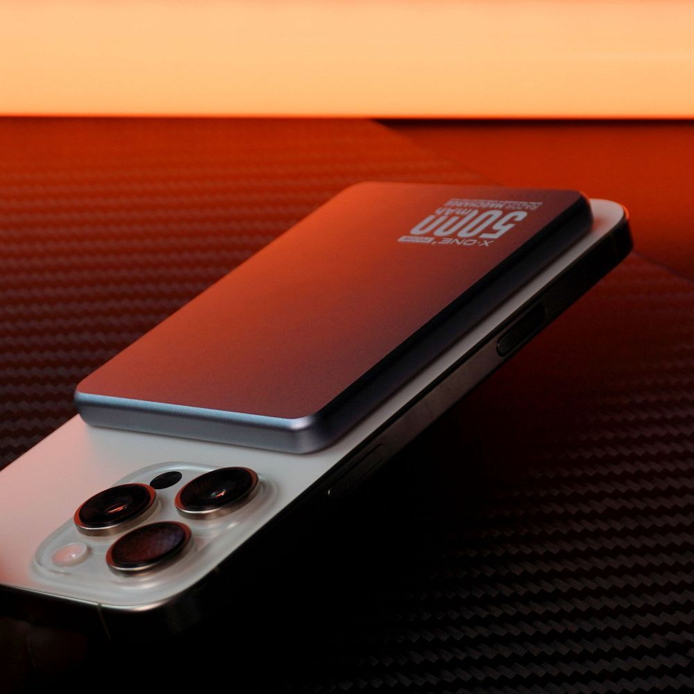 X-ONE Razor MagCharge Ultraslim (7,6 mm) Powerbank, MagSafe-kompatibel, 5000 mAh – Bild 13