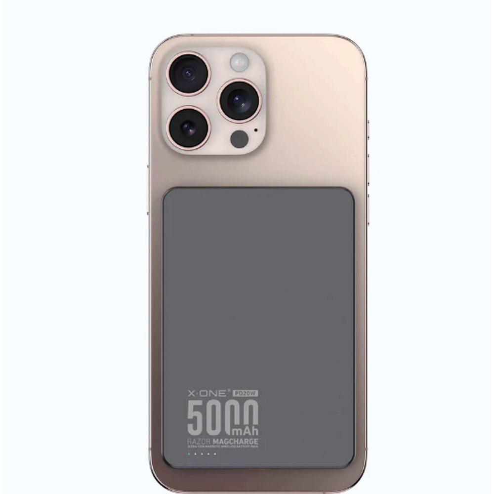 X-ONE Razor MagCharge Ultraslim (7,6 mm) Powerbank, MagSafe-kompatibel, 5000 mAh – Bild 15